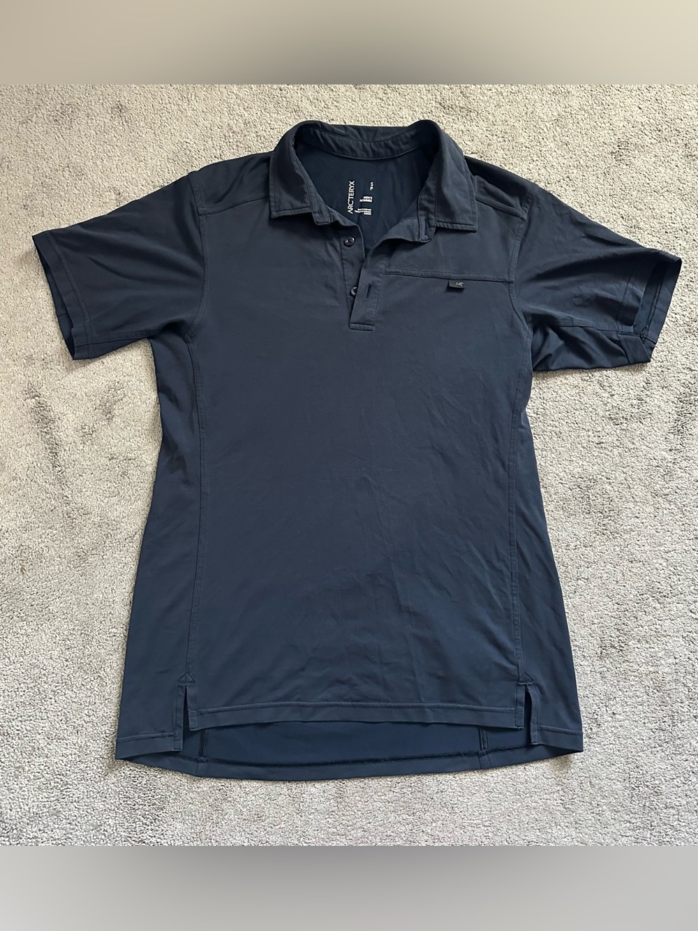 Arc’teryx Captive SS Men’s Polo Navy Size Small